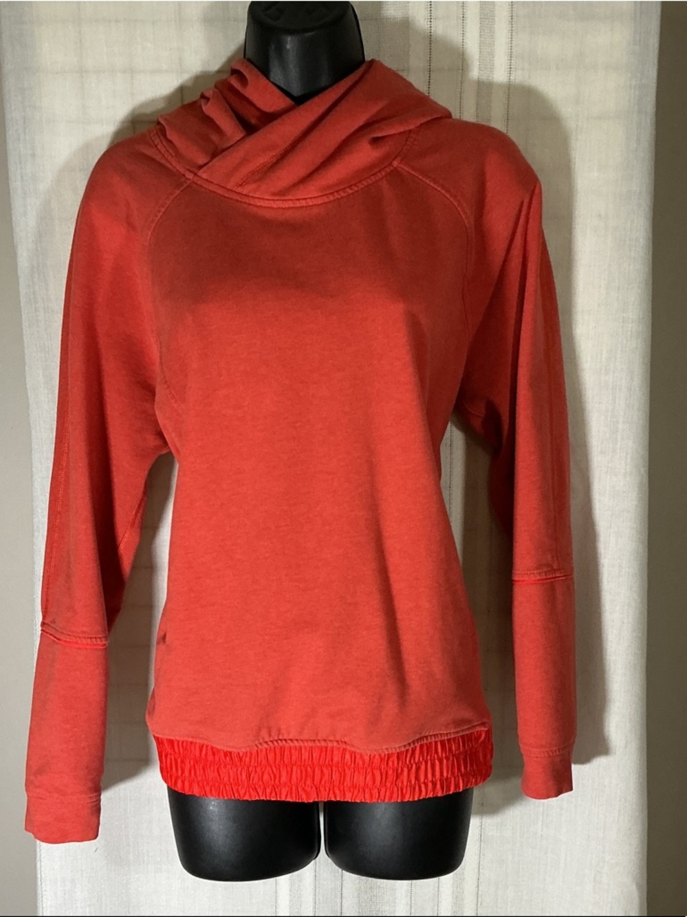 Lululemon Coral Cowl Neck Pullover Sweatshirt Oversized Fit M/L